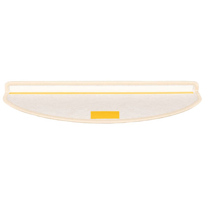 Stufenmatten 15 Stk. 56x17x3 cm Braun Halbrund
