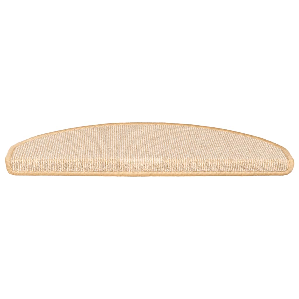 Stufenmatten 15 Stk. 56x17x3 cm Braun Halbrund