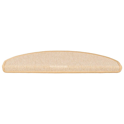 Stufenmatten 15 Stk. 56x17x3 cm Braun Halbrund