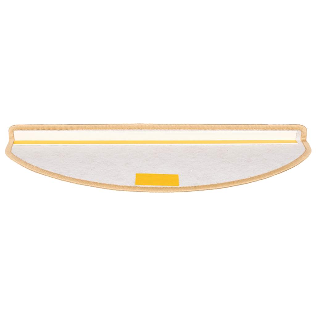Stufenmatten 15 Stk. 56x17x3 cm Braun Halbrund