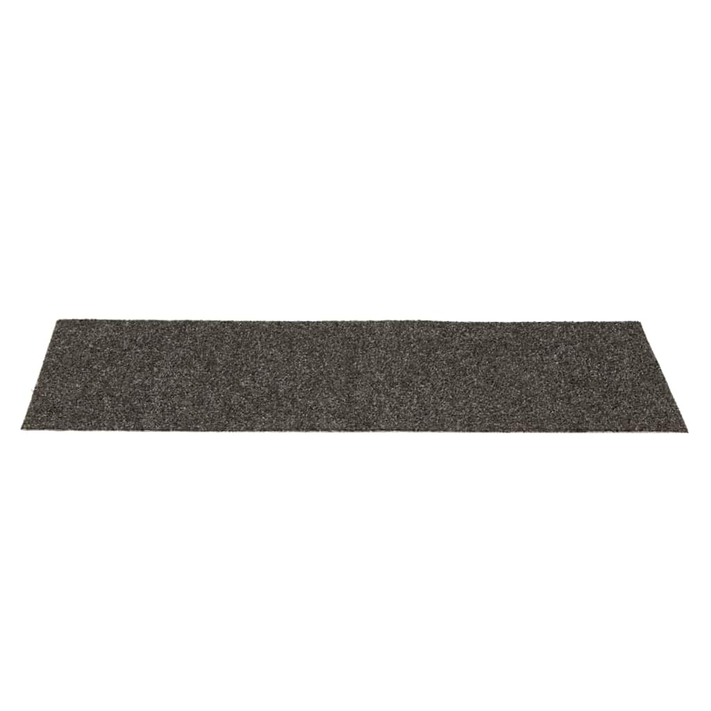 Stufenmatten Selbstklebend 15 Stk. 60x25 cm Hellbraun Rechteckig