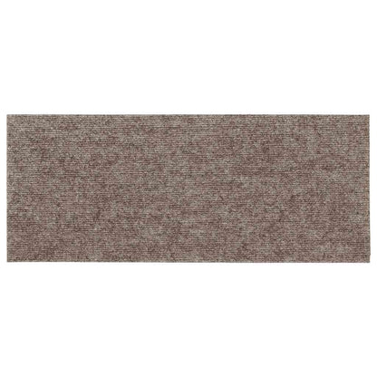 Stufenmatten Selbstklebend 15 Stk. 60x25 cm Hellbraun Rechteckig