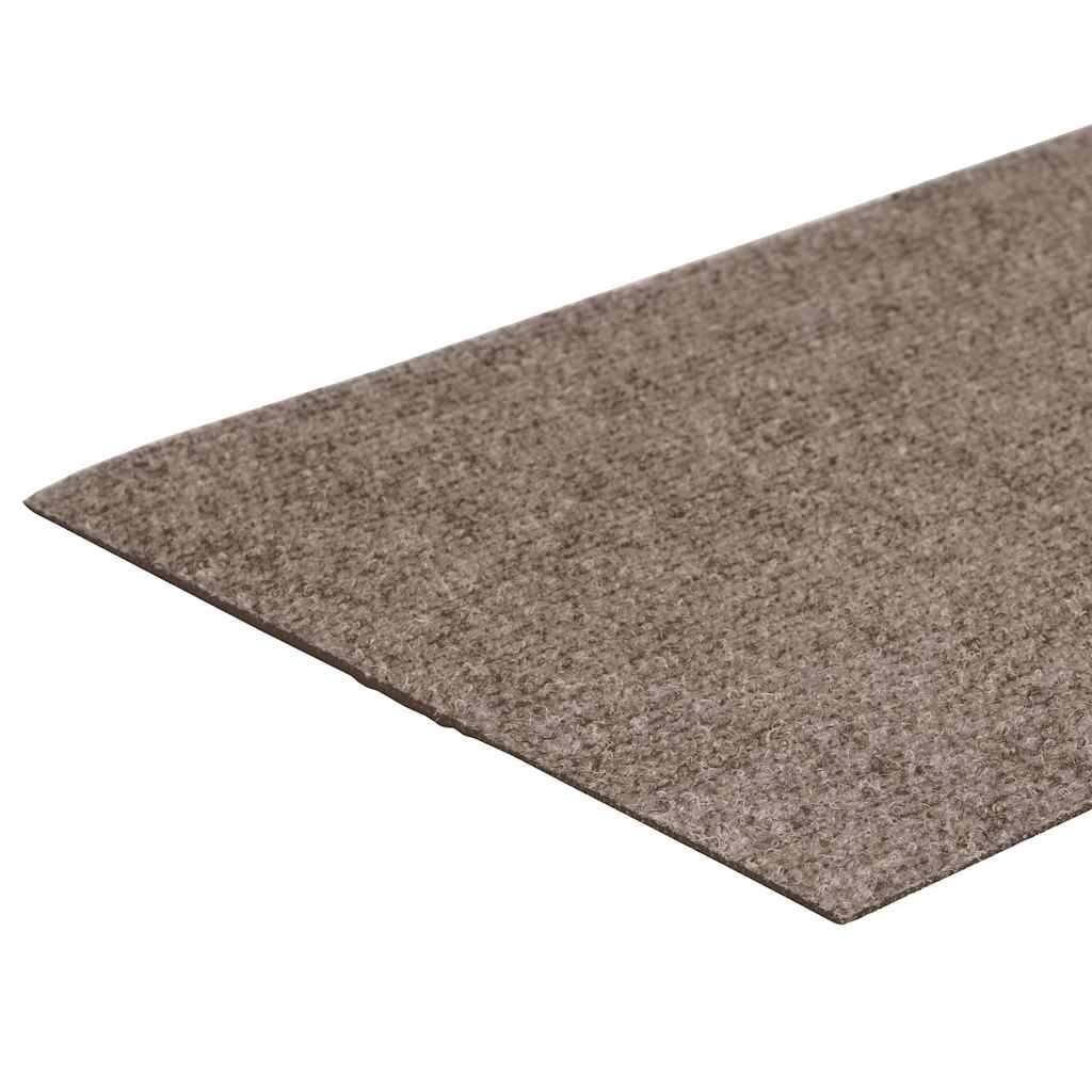 Stufenmatten Selbstklebend 15 Stk. 60x25 cm Hellbraun Rechteckig