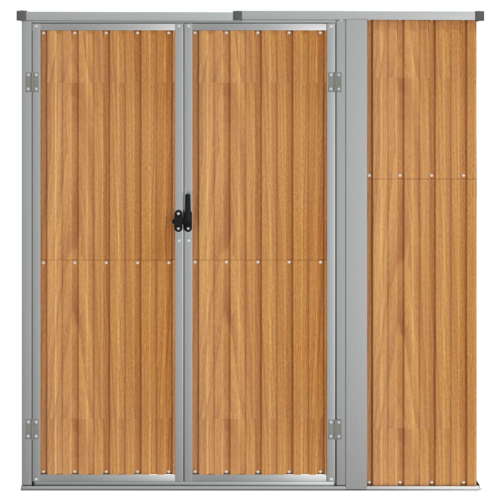 Gerätehaus 161X89X161 Cm Verzinkter Stahl