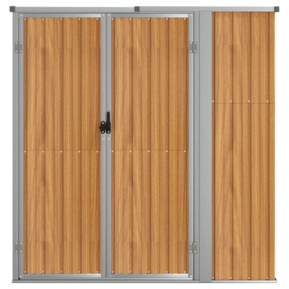 Gerätehaus 161X89X161 Cm Verzinkter Stahl