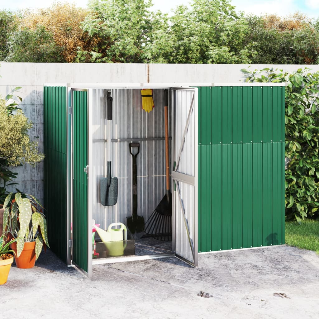 Gerätehaus 161X89X161 Cm Verzinkter Stahl