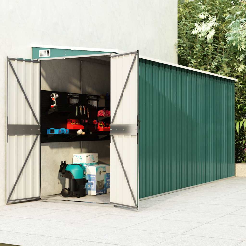Anbauschuppen 118X100X178 Cm Verzinkter Stahl