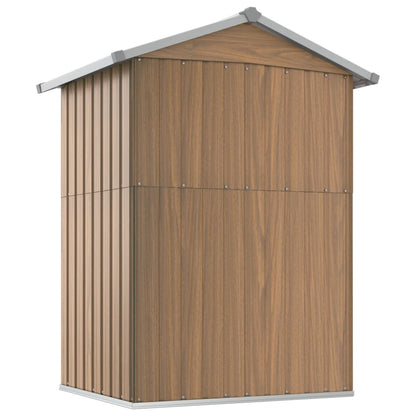 Gartenhaus 126X97,5X177 Cm Verzinkter Stahl