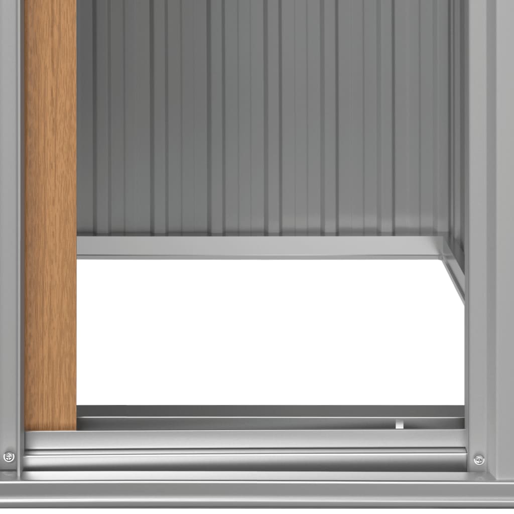 Gartenhaus 126X97,5X177 Cm Verzinkter Stahl