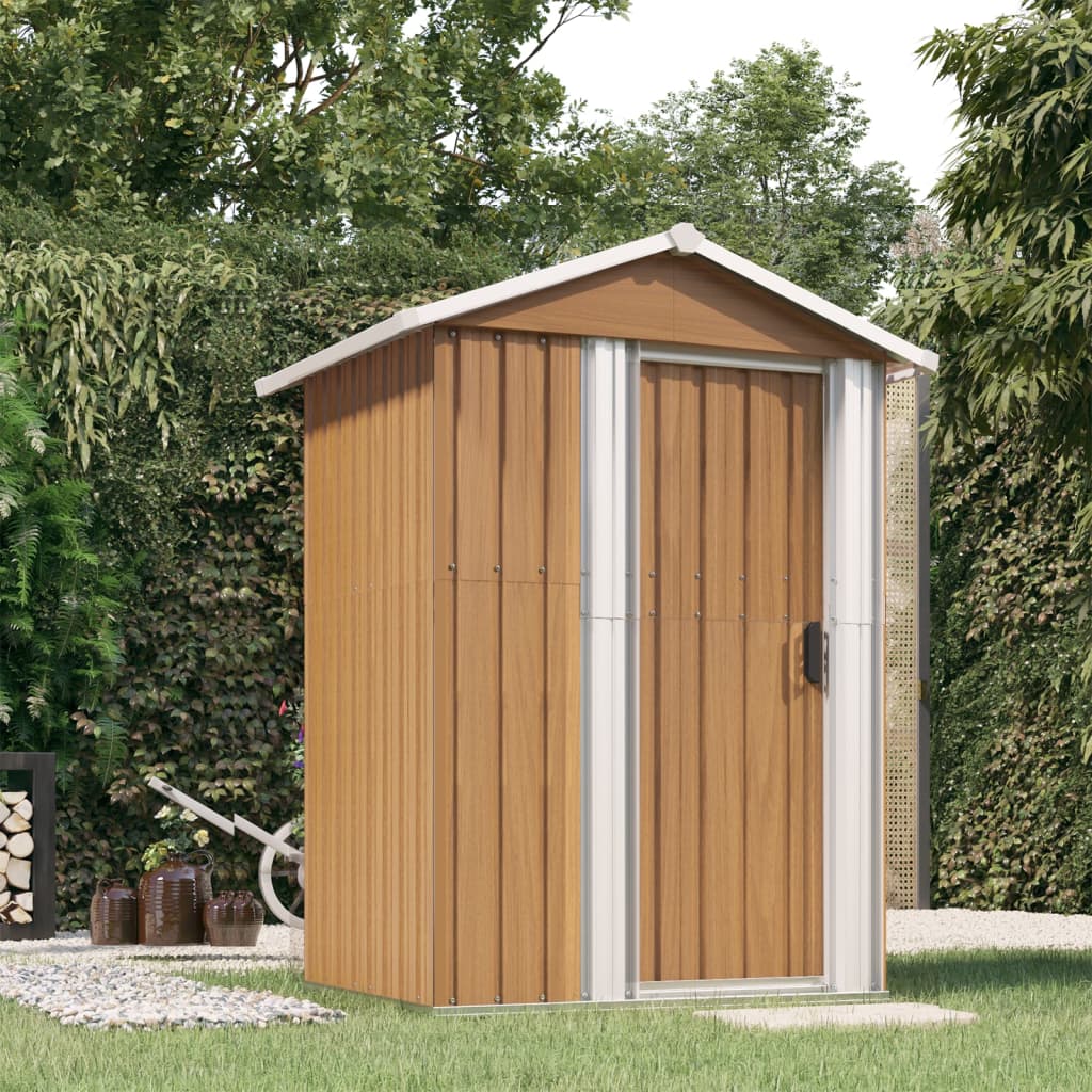 Gartenhaus 126X97,5X177 Cm Verzinkter Stahl