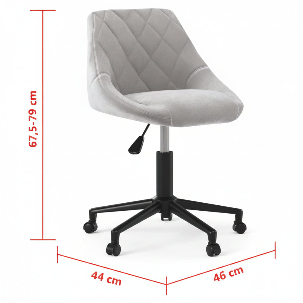Bürostuhl Drehbar Samt