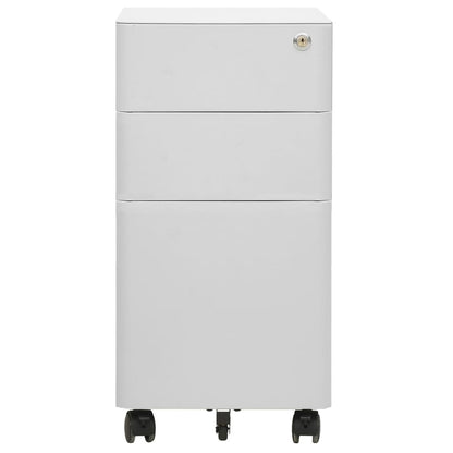 Aktenschrank Mit Rollen 30X45X59 Cm Stahl