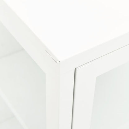 Sideboard 105X35X70 Cm Stahl Und Glas