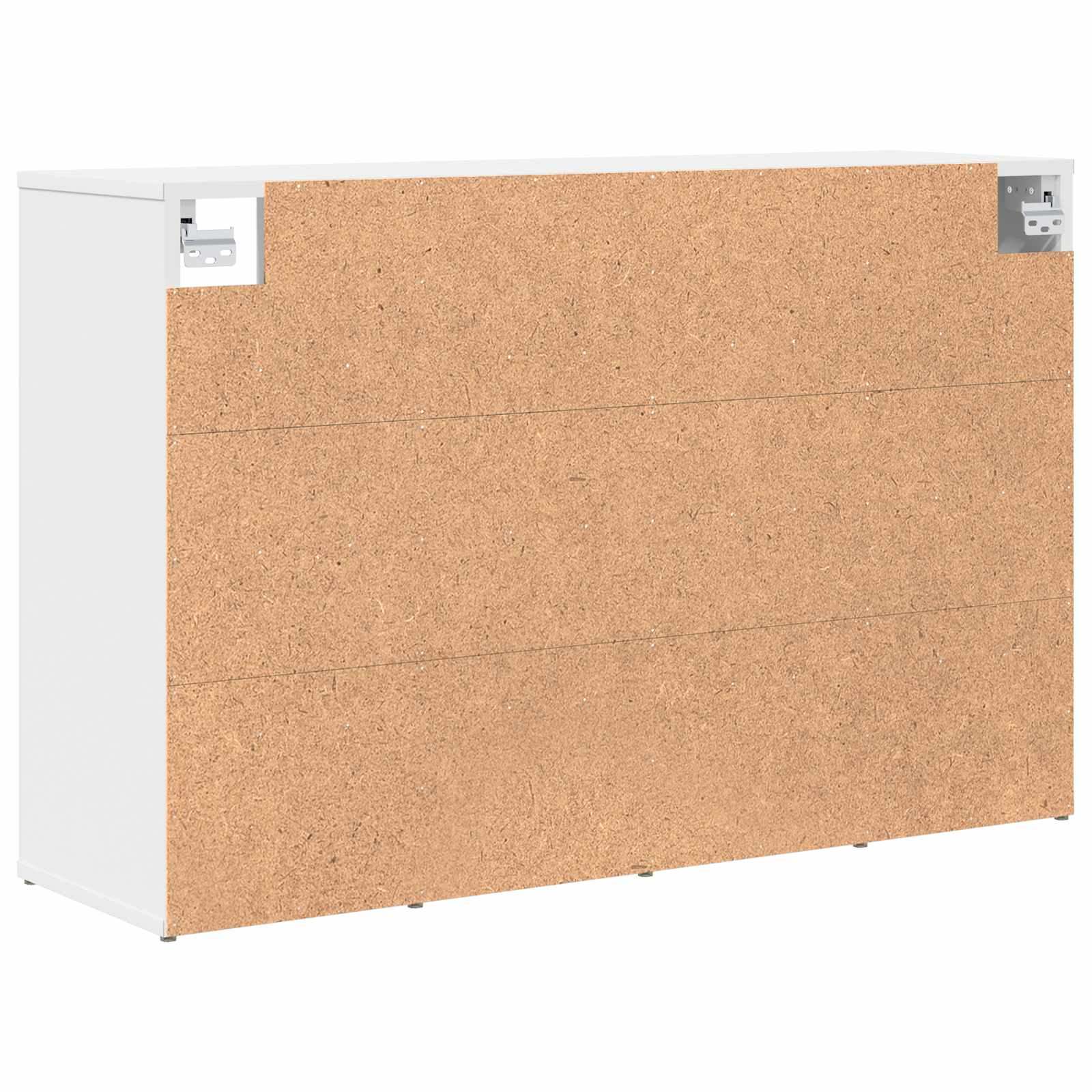 Schuhschrank mit Regal Weiß 103 x 30 x 67 cm Holzwerkstoff