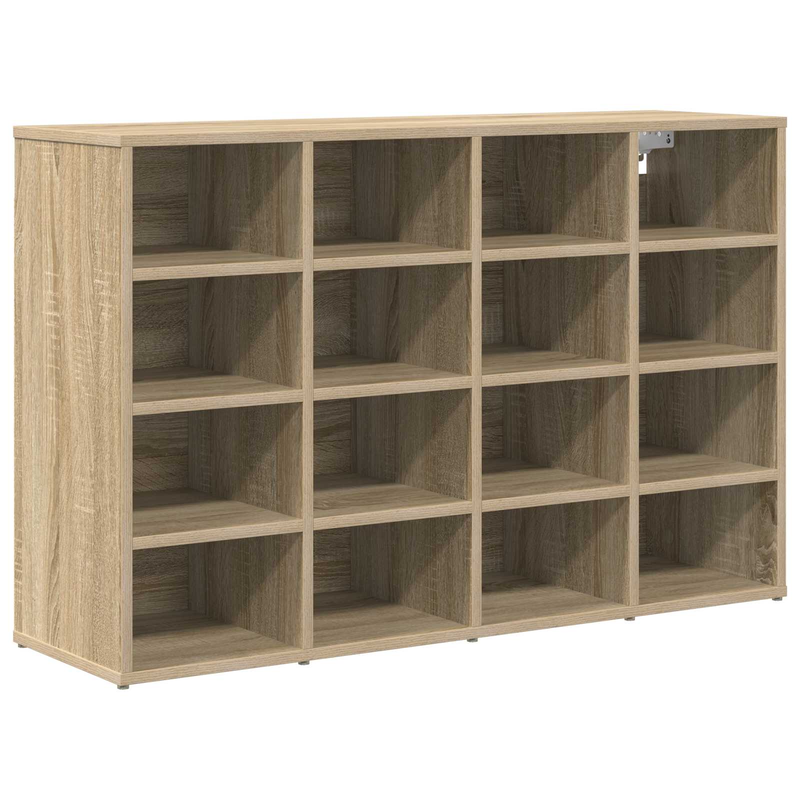 Schuhschrank mit Regal Weiß 103 x 30 x 67 cm Holzwerkstoff
