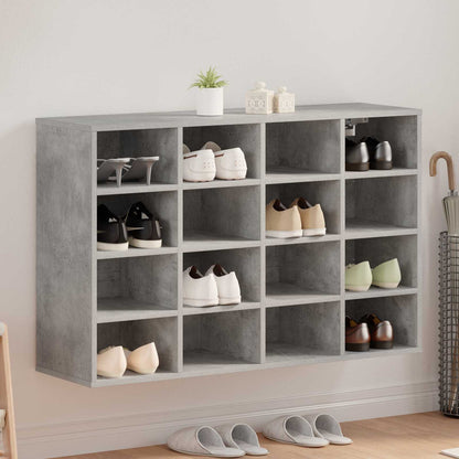 Schuhschrank mit Regal Weiß 103 x 30 x 67 cm Holzwerkstoff