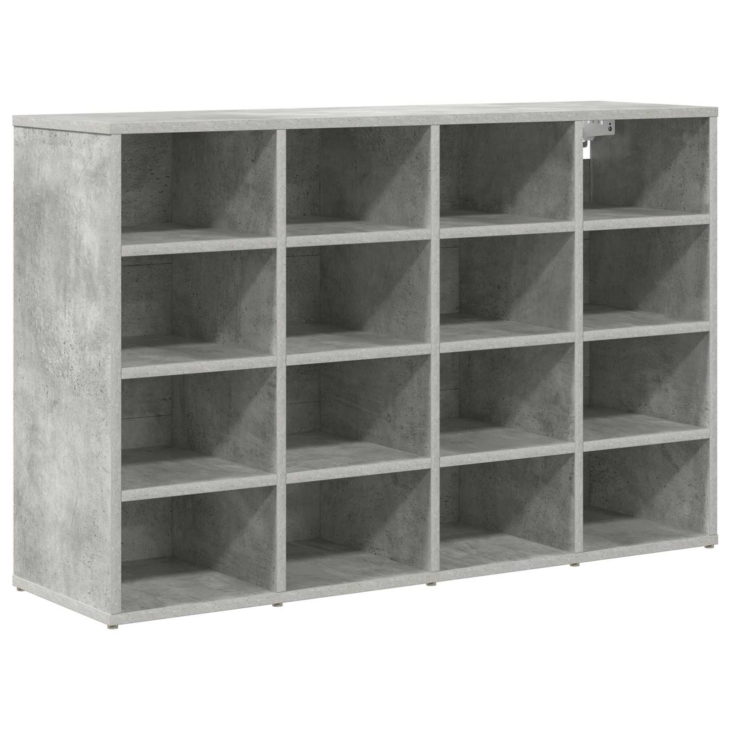 Schuhschrank mit Regal Weiß 103 x 30 x 67 cm Holzwerkstoff