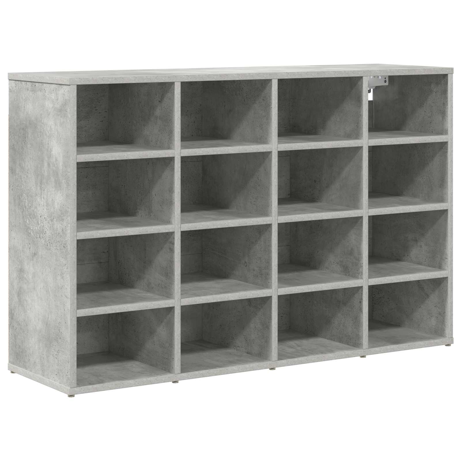 Schuhschrank mit Regal Weiß 103 x 30 x 67 cm Holzwerkstoff