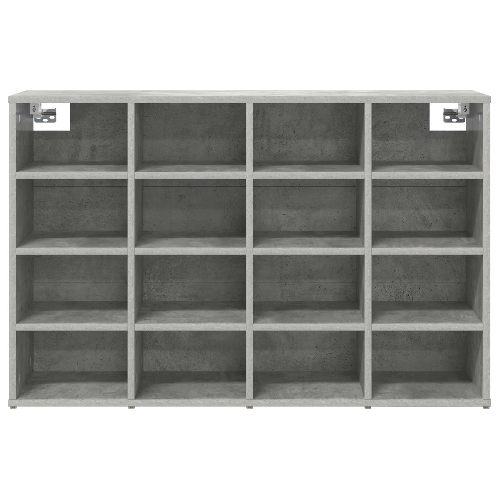 Schuhschrank mit Regal Weiß 103 x 30 x 67 cm Holzwerkstoff