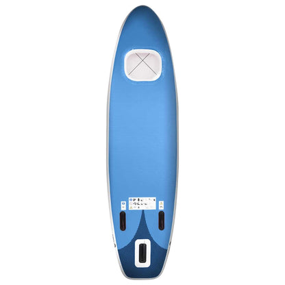 SUP-Board-Set Aufblasbar Rot 300x76x10 cm