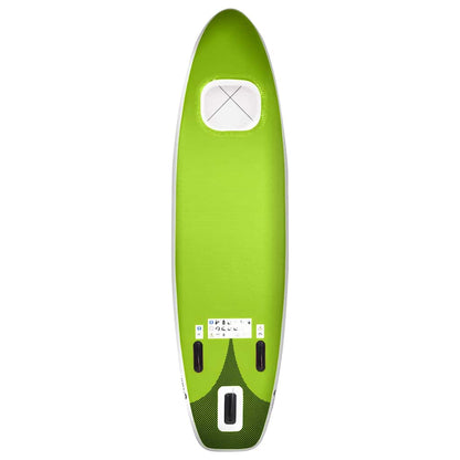 SUP-Board-Set Aufblasbar Rot 300x76x10 cm