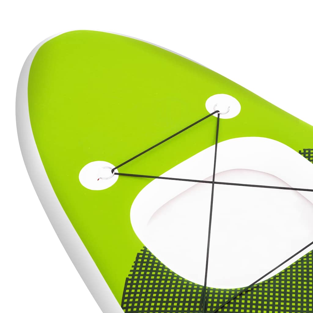 SUP-Board-Set Aufblasbar Rot 300x76x10 cm