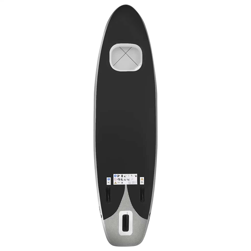 SUP-Board-Set Aufblasbar Rot 300x76x10 cm