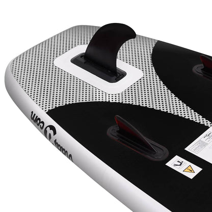SUP-Board-Set Aufblasbar Rot 300x76x10 cm