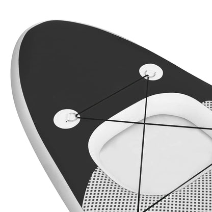 SUP-Board-Set Aufblasbar Rot 300x76x10 cm