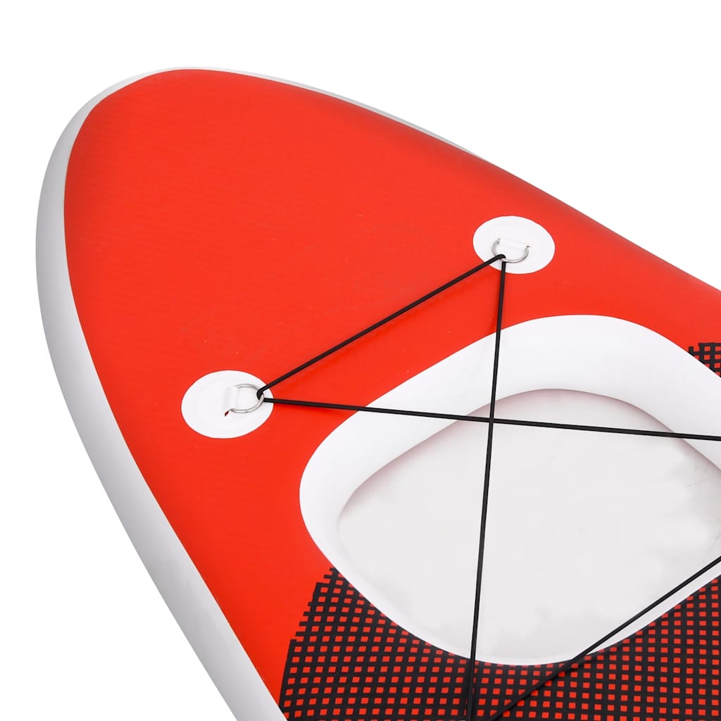 SUP-Board-Set Aufblasbar Schwarz 330x76x10 cm