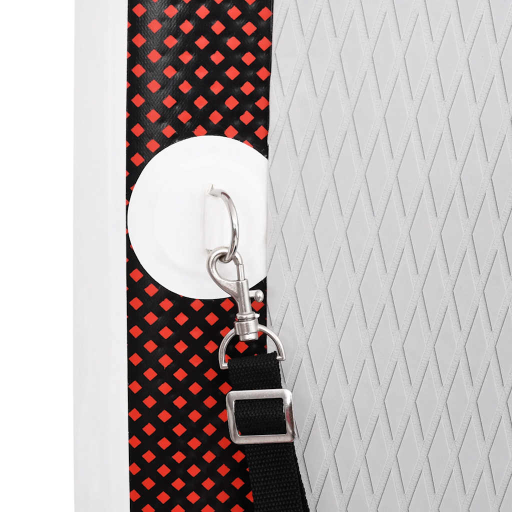 SUP-Board-Set Aufblasbar Schwarz 330x76x10 cm