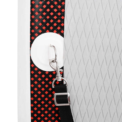 SUP-Board-Set Aufblasbar Schwarz 330x76x10 cm