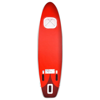 SUP-Board-Set Aufblasbar Schwarz 360x81x10 cm