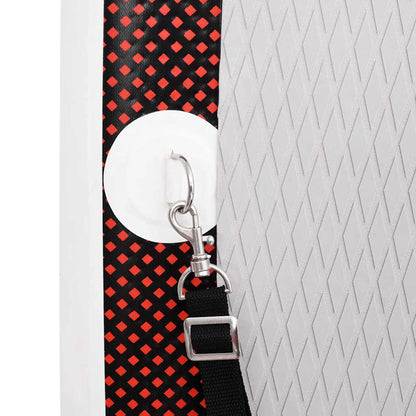 SUP-Board-Set Aufblasbar Schwarz 360x81x10 cm