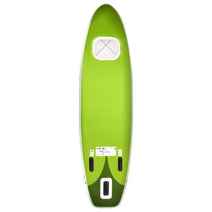 SUP-Board-Set Aufblasbar Schwarz 360x81x10 cm