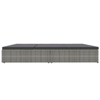 Sonnenliege Mit Auflagen Poly Rattan