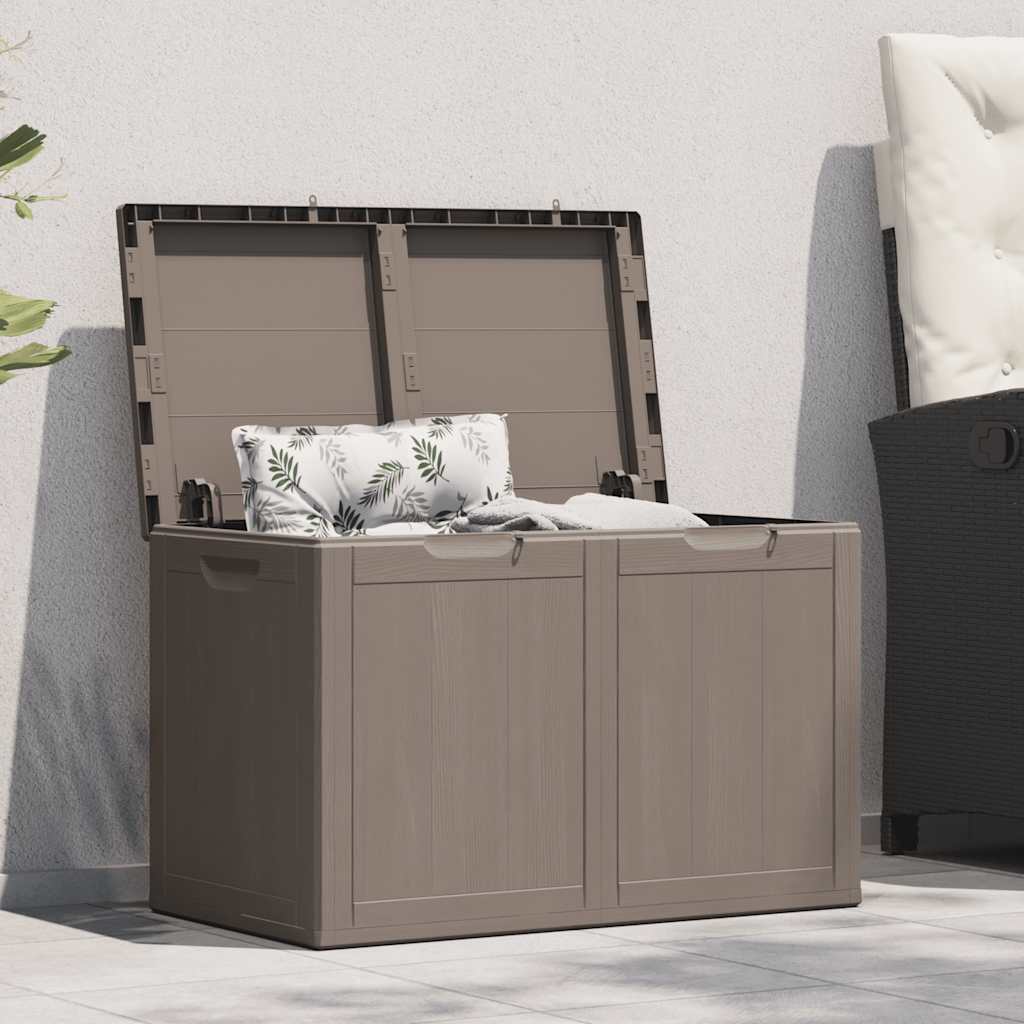 Garten-Aufbewahrungsbox 180 L Pp-Holzoptik