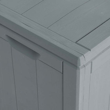 Garten-Aufbewahrungsbox 180 L Pp-Holzoptik