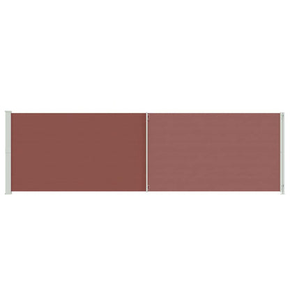 Seitenmarkise Ausziehbar 180x600 cm Braun