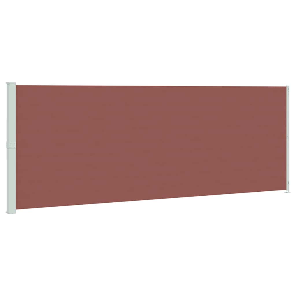 Seitenmarkise Ausziehbar 220x600 cm Braun