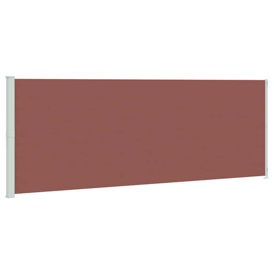 Seitenmarkise Ausziehbar 220x600 cm Braun