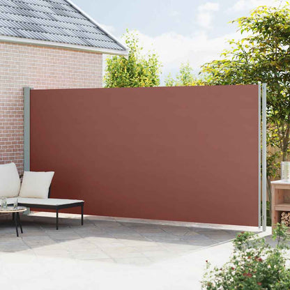 Seitenmarkise Ausziehbar 220x600 cm Braun