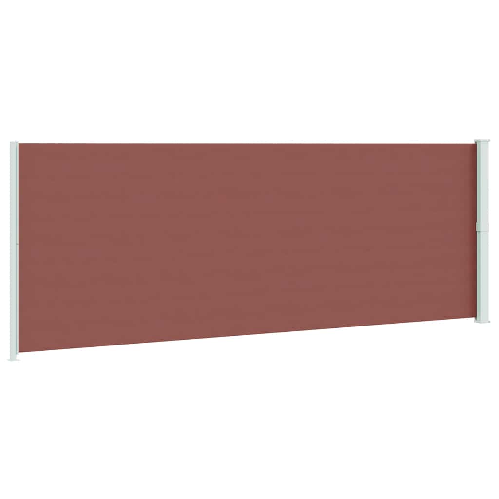Seitenmarkise Ausziehbar 220x600 cm Braun