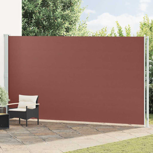 Seitenmarkise Ausziehbar 220x600 cm Braun