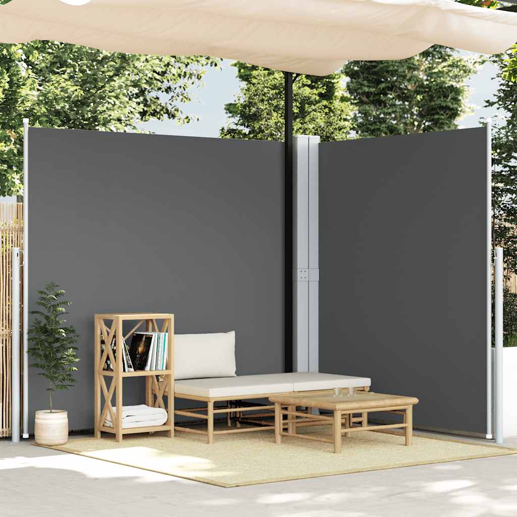 Seitenmarkise Ausziehbar Rot 200x600 cm