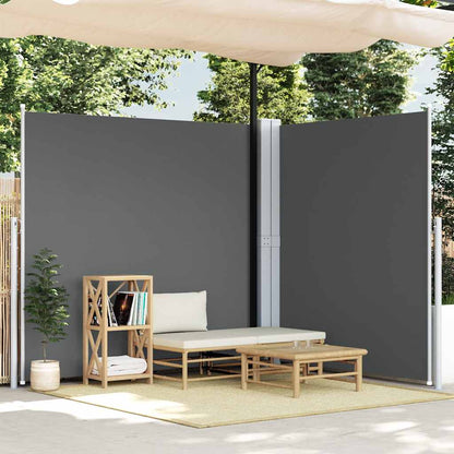 Seitenmarkise Ausziehbar Rot 220x600 cm