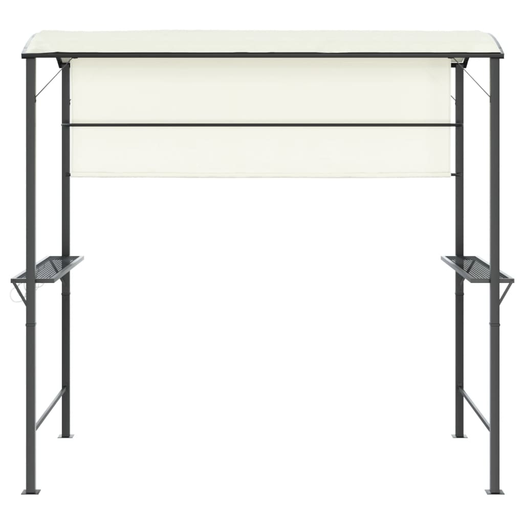 Pavillon mit Dach 220x110x200 cm Anthrazit
