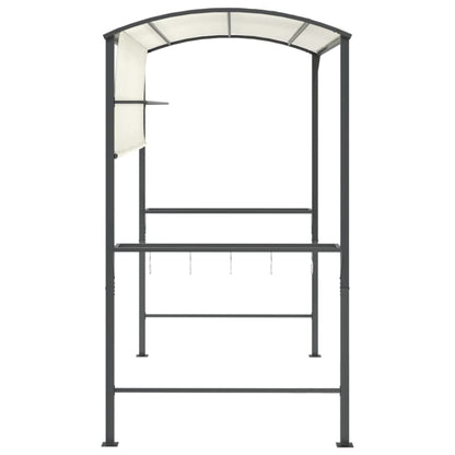 Pavillon mit Dach 220x110x200 cm Anthrazit