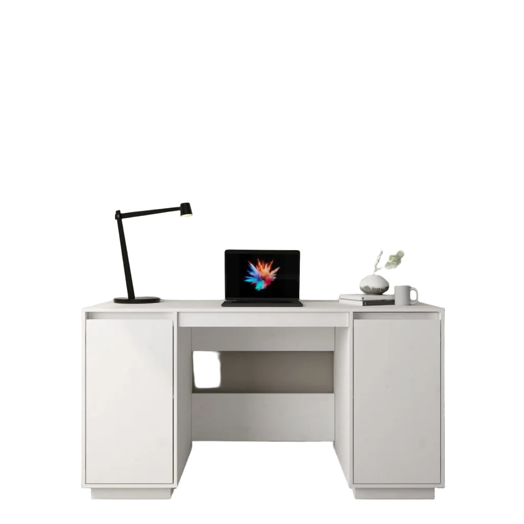 Schreibtisch 140X50X75 Cm Massivholz Kiefer