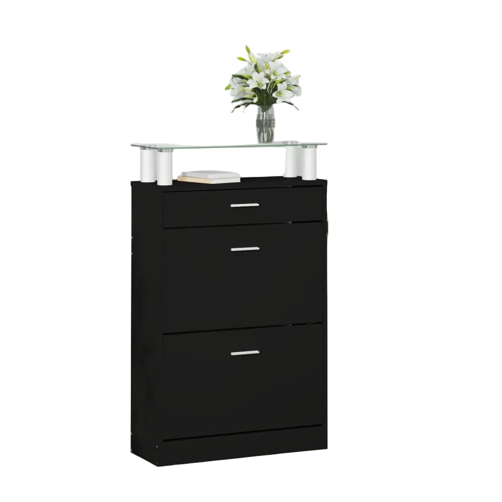 Schuhschrank 63X24X104 Cm Holzwerkstoff